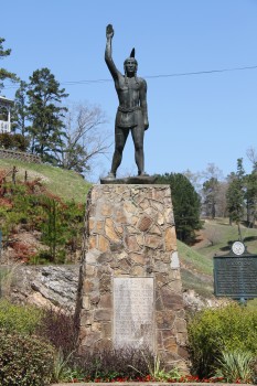 The bronze indian statue and monument located in Caddo Gap, Arkansas has caught the attention of lawmakers in Little Rock thanks to special language in the state parks department's budget.