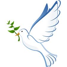 dove with branch clip art
