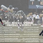 Mineral Springs Schedule 2015