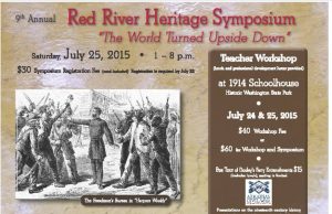 ‘The World Turned Upside Down’ -Heritage symposium at Historic Washington State Park