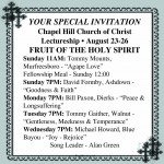Chapel Hill CoC Lectureship