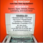 The Printshop (new equipment)