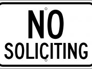 Door-to-door peddlers may get the heave-ho