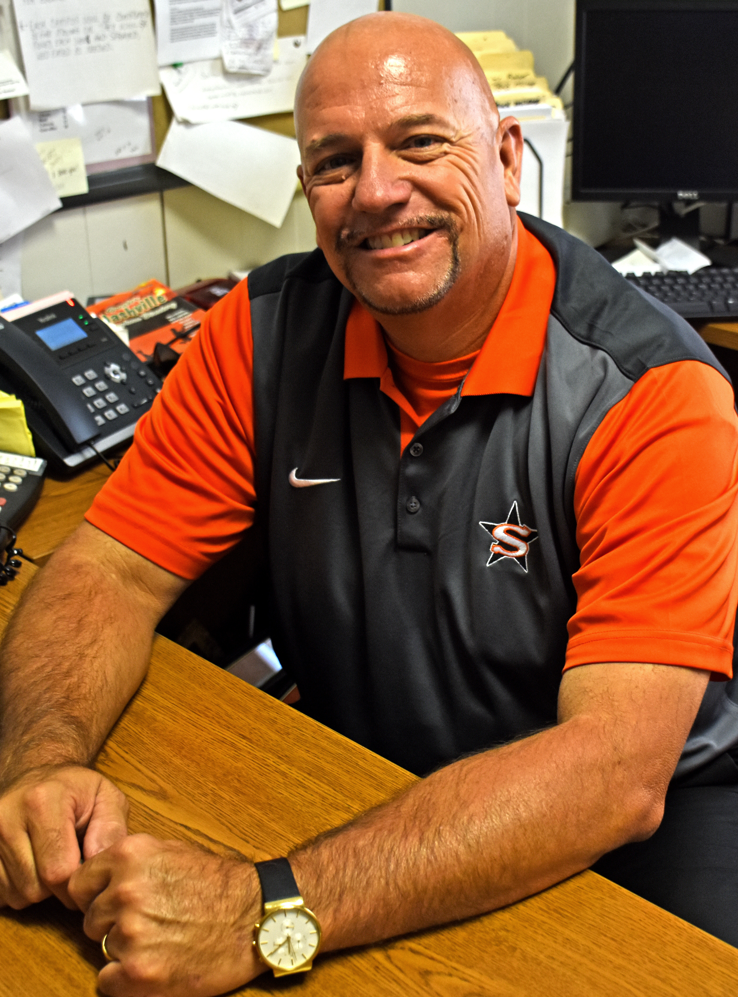Director of athletics, transportation, and facilities and maintenance James "Bunch" Nichols