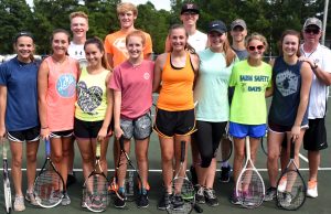 Practice underway for NHS Tennis Team