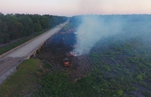 Highway 19 South bridge safe, load restriction reduced after fire damage
