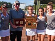 ‘Great day for NHS tennis’ Girls win District 7-4A title; boys runners-up