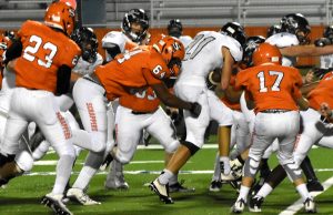 Scrappers open playoffs with 49-7 win over Dover