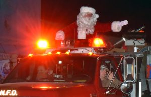Scenes from the Christmas Parade in downtown Nashville