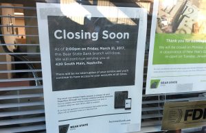 Murfreesboro’s Bear State Bank branch closing