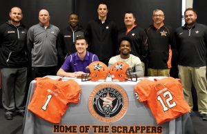 Two Scrappers ink college letters