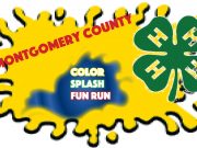 Montgomery County 4-H Color Splash Fun Run scheduled for August 26
