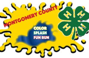 Montgomery County 4-H Color Splash Fun Run scheduled for August 26