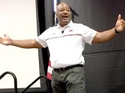 Ex-NFL star Keith Jackson speaks at Nashville back-to-school meeting