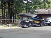 Man dies by self inflicted gun shot at Albert Pike Recreation Area