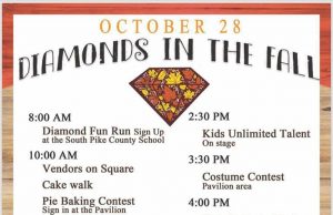Diamonds in the Fall festival set for this weekend
