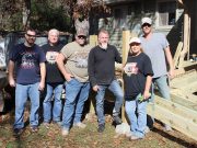 Bikers build ramp for local veterans