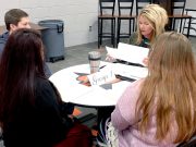 Business leaders work with Nashville students on interview skills