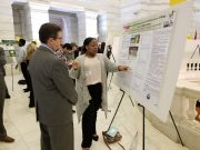 MS graduate exhibits science project at state capitol