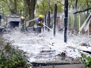 Early morning fire destroys Peach Shed
