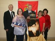 WWII war medals presented to soldier’s family