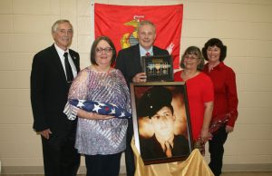 WWII war medals presented to soldier’s family