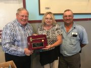 Outgoing Rotary Club president recognized