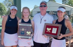 Scrapperettes win fourth straight District 4A tennis championship