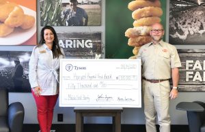 Tyson Foods donates $50K to Harvest Food Bank