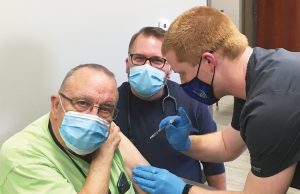 Frontline personnel at HMH receive first virus vaccines