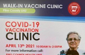 COVID-19 vaccine clinic April 13 at PC Health Unit