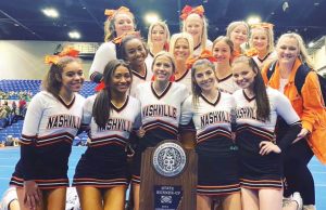 Cheer squad finishes second at state