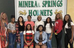 2022-2023 Mineral Springs Homecoming Court