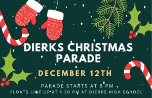 Christmas Wonderland to follow Dierks Christmas parade Dec. 12