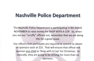 Beards for a Cause: NPD to participate in ‘No Shave November’