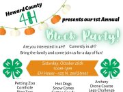 Howard County 4-H Block Party Oct. 28