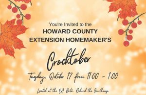 Extension Homemakers to host ‘Crocktober’ Oct. 17