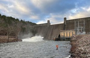 Hydropower generation halted at Narrows Dam for rack repairs