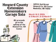 HC Extension Homemakers’ benefit garage sale March 1-2