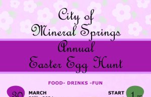 Mineral Springs egg hunt March 30th