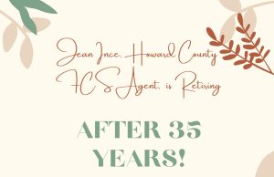 Retirement party for HoCo Extension Agent Jean Ince April 22
