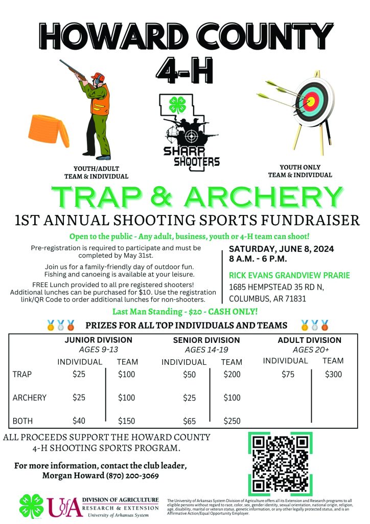 Howard County 4H trap, archery fundraiser June 8 Southwest Arkansas News