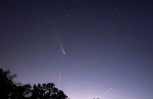 Comet on its way out