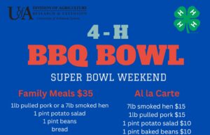 Get your orders in now for Howard County 4-H Barbecue Bowl