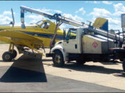 Crop dusters hit skies over Southwest Arkansas