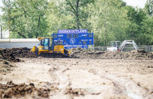 Work underway on Dierks football field