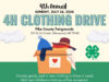 Pike County 4-H Clothing Drive July 26
