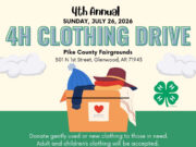 Pike County 4-H Clothing Drive July 26