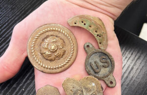 Local metal detector digs up bits of history