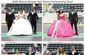 2026 Mineral Springs Homecoming Royalty